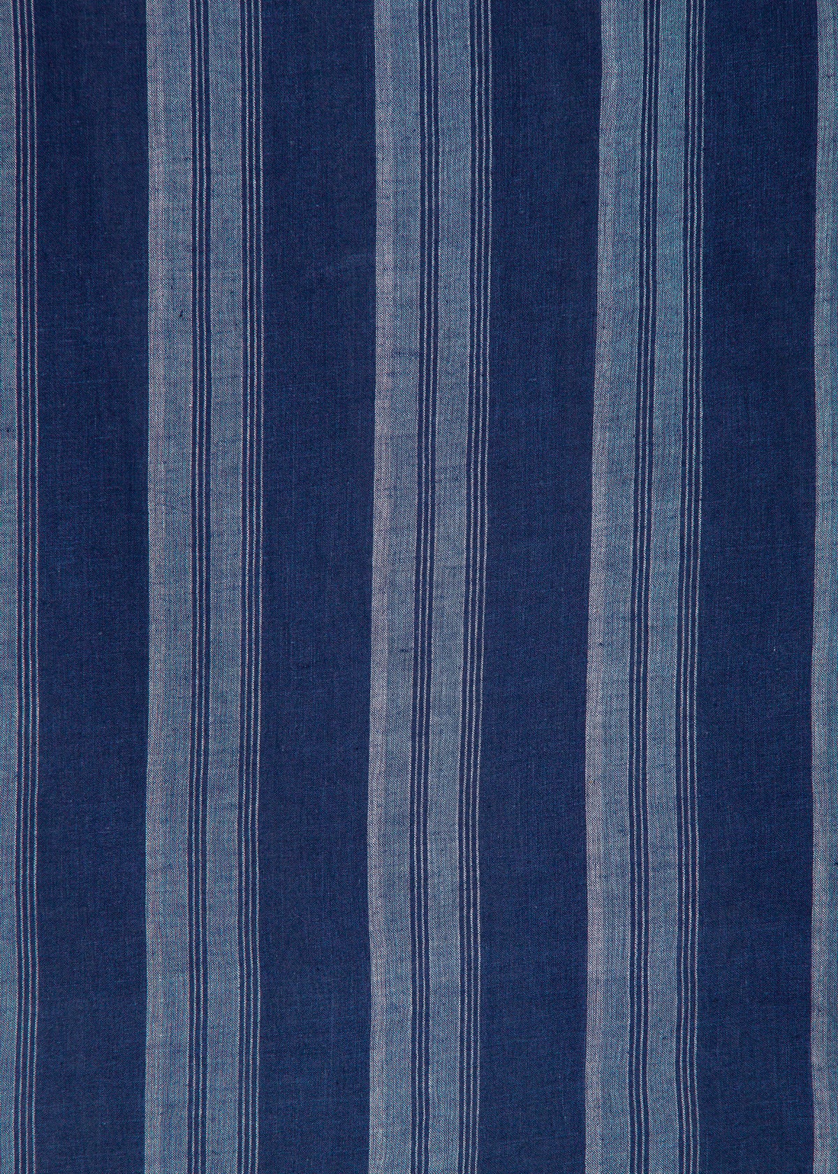 Bheeti Large Stripe Dress - Natural Indigo