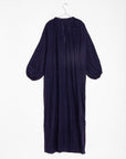 Ruffle Caftan - Navy Pinstripe by Two