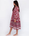 Yamini Booj Dress, Garnet