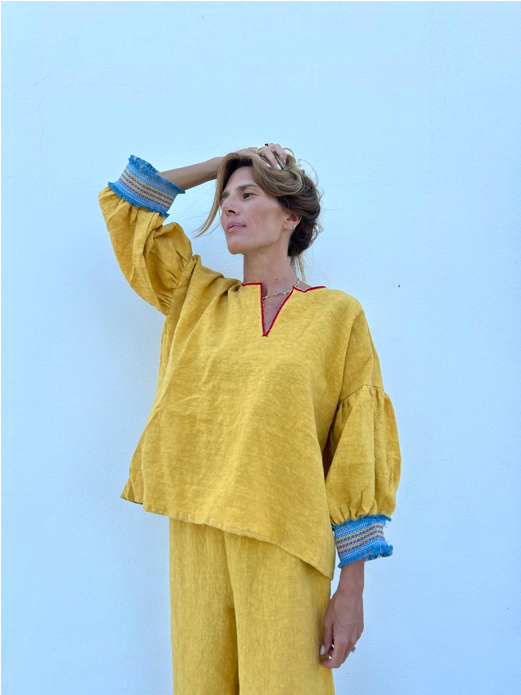 Nina Leuca Tulum Top - Yellow