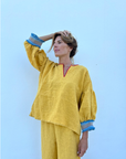 Nina Leuca Tulum Top - Yellow