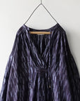 Ichi Antiquitiés Tie Dye Dress - Navy