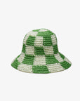 Wyeth Sadie Paper Straw Bucket - Lime Ivory