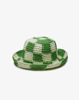 Wyeth Sadie Paper Straw Bucket - Lime Ivory