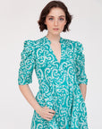 Vayu Nandini Dress - Teal