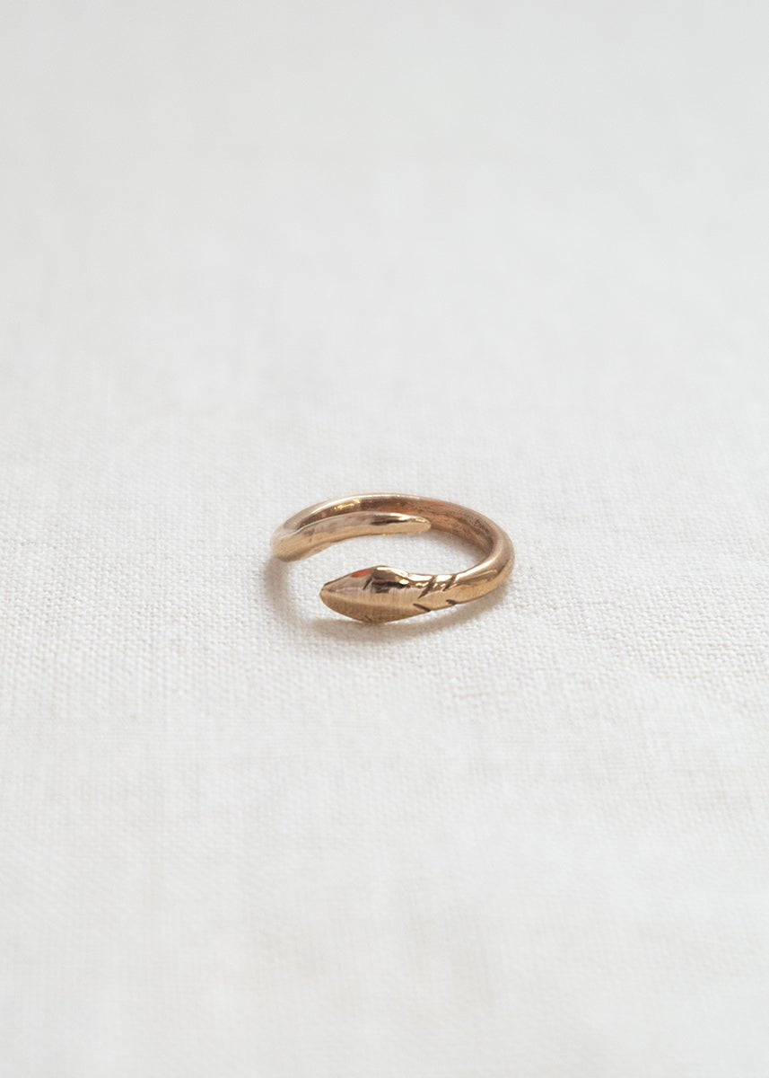 Catori Serpent Ring - Bronze